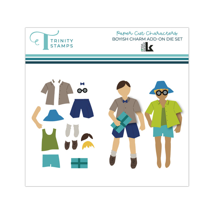 Paper Cut Characters Add-on: Boyish Charm - Lynda Kanase Collection