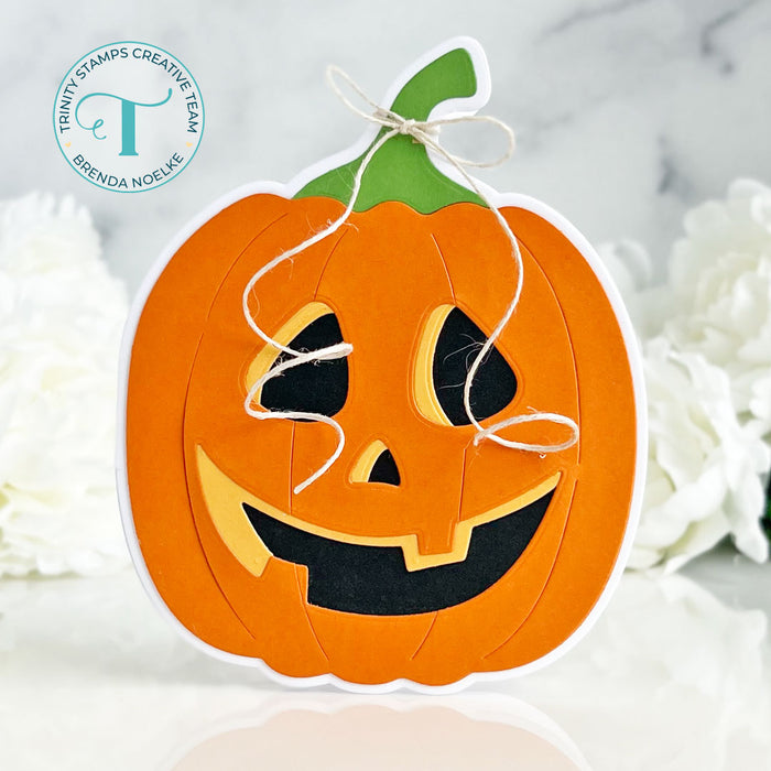 Pumpkin-Shaped Card Die Set