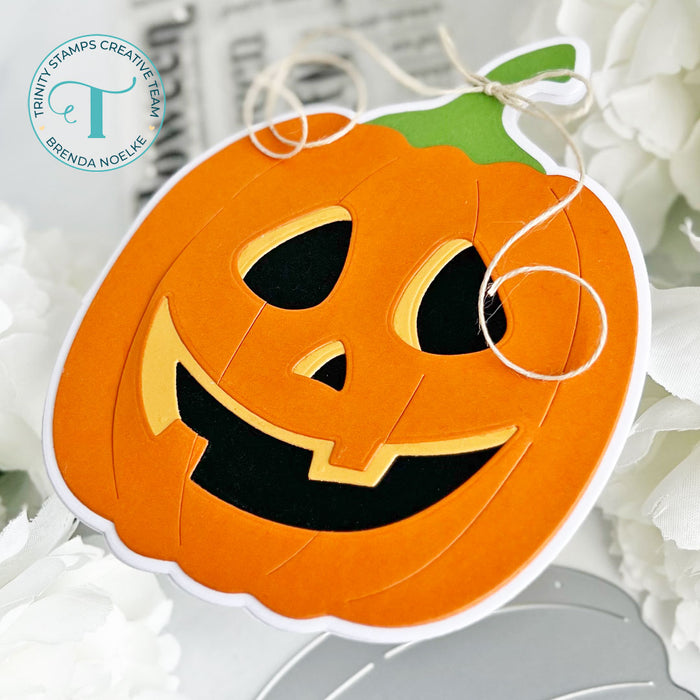 Pumpkin-Shaped Card Die Set