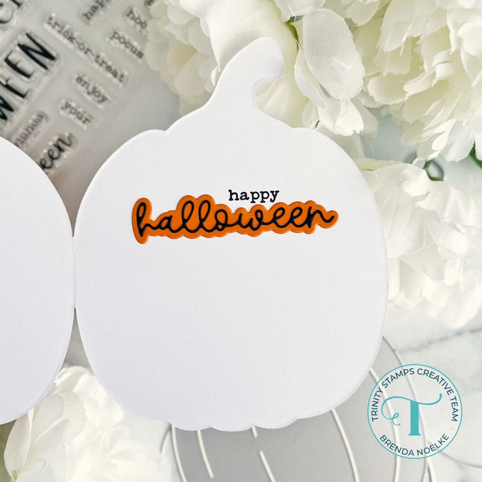 Pumpkin-Shaped Card Die Set