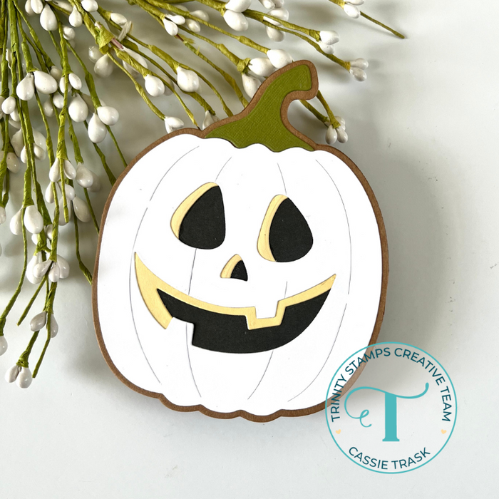 Pumpkin-Shaped Card Die Set