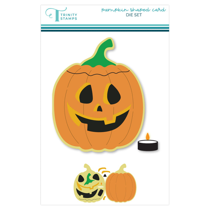Pumpkin-Shaped Card Die Set