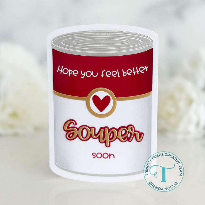 Soup Can-Shaped Card Die Set