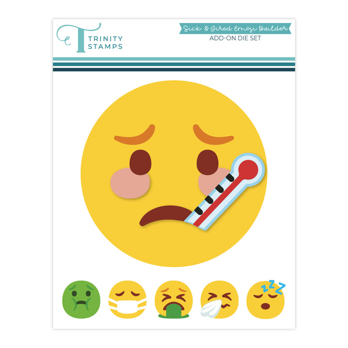 Sick & Tired Emoji Builder Add-on Die Set