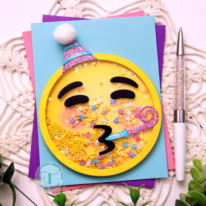 Celebration Emoji - Circle Card Add-On Die Set