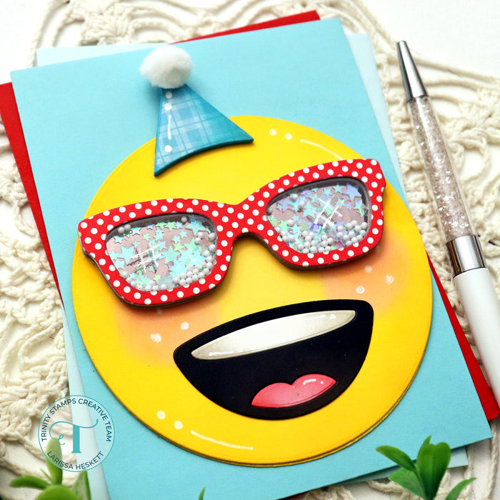 Celebration Emoji - Circle Card Add-On Die Set