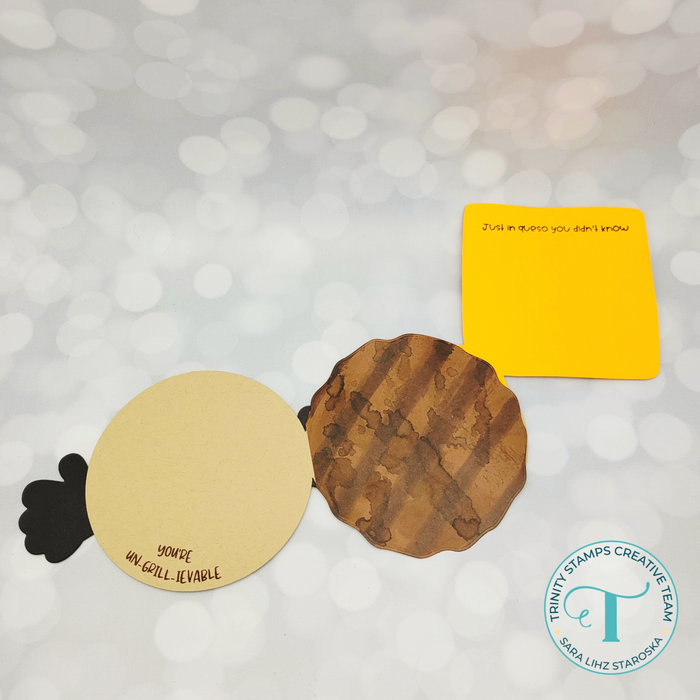 Buildable Burger Die Set - Circle Card Add-On