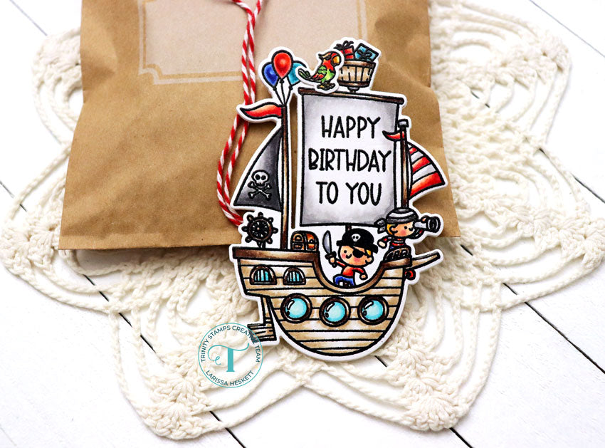 Party Pirates - 4x8 Stamp Set