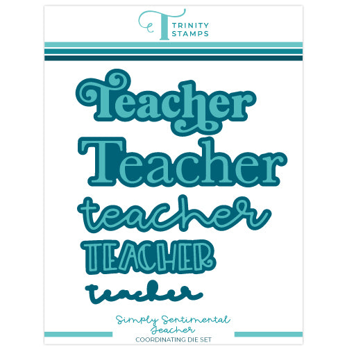 Simply Sentimental - Teacher Coordinating Die Set
