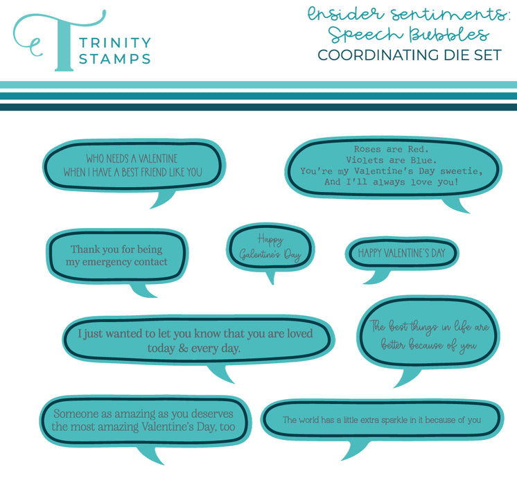 Insider Sentiments Speech Bubbles Die Set