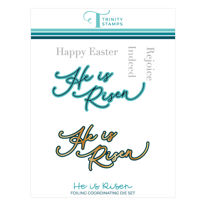 He is Risen Coordinating Cut & Foil Die Set