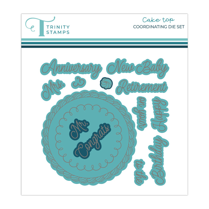 Cake Top Coordinating Die Set