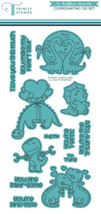 T-riffic Dinos Coordinating Die Set