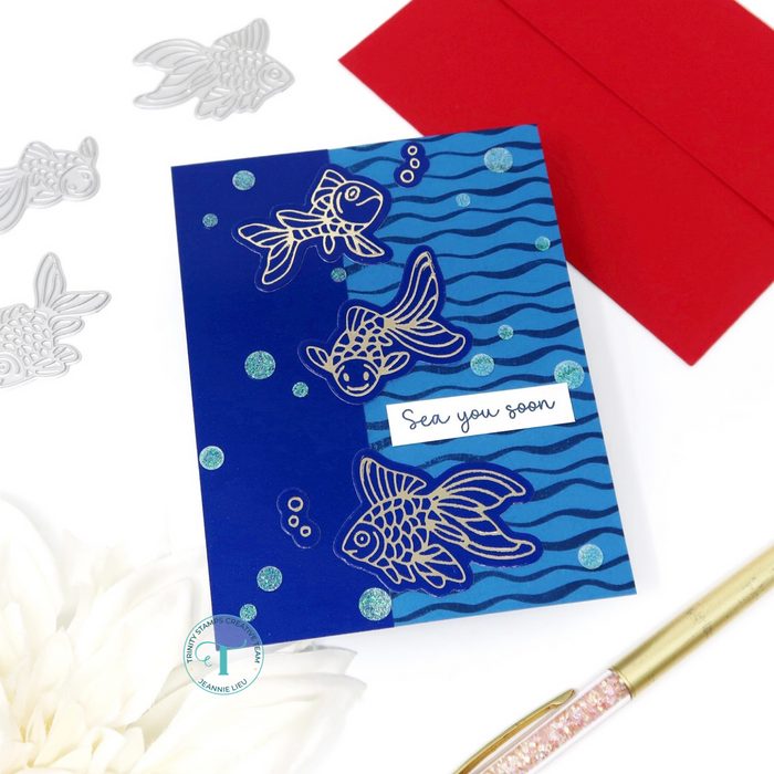 Foiled Fish- Cut & Foil Die Set