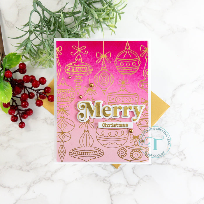 Simply Sentimental - Merry Coordinating Die Set