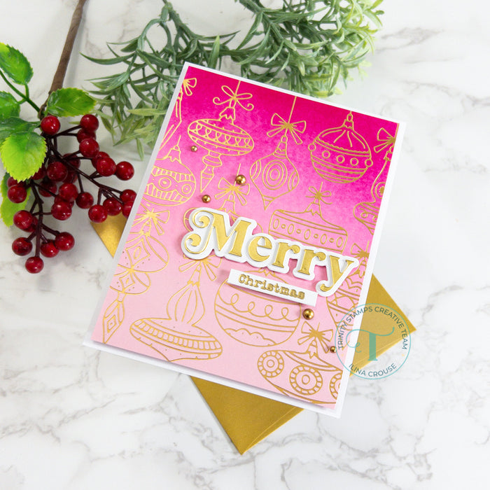 Simply Sentimental - Merry 4x4 Stamp Set