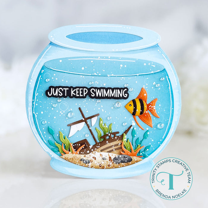 Fish Bowl Circle Card Add-on Die Set