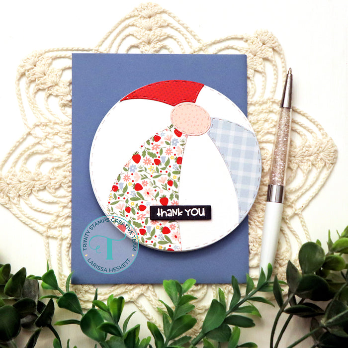 Beach Ball Circle Card Add-on Die Set