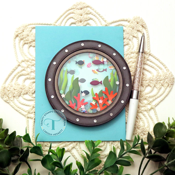 Porthole Circle Card Add-on Die Set