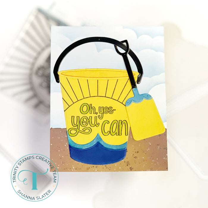 Oh Yes You Can 3x4 Stamp - Love Dani Collection