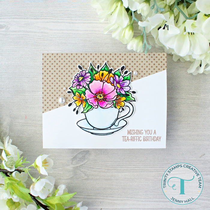 Teacup Blooms Coordinating Die Set