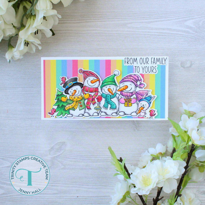 Freezin' Family 4x6 Stamp Set