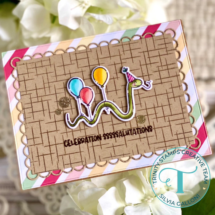 Abstract Scratch Background Stamp