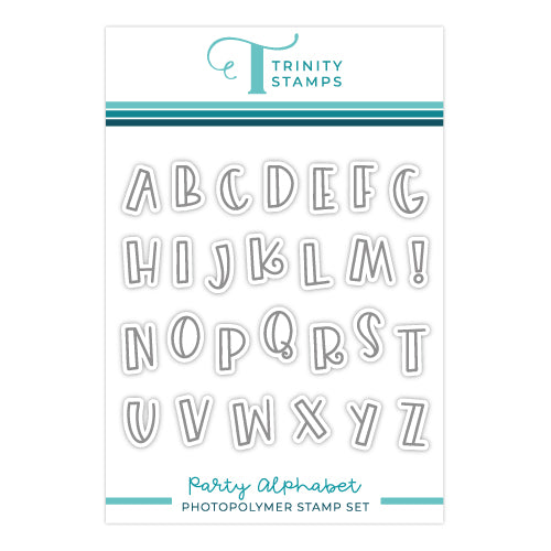 Party Alphabet - 4x4 Stamp Set