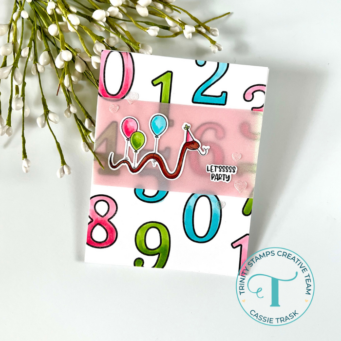 Number Candles - 4x6 Stamp Set