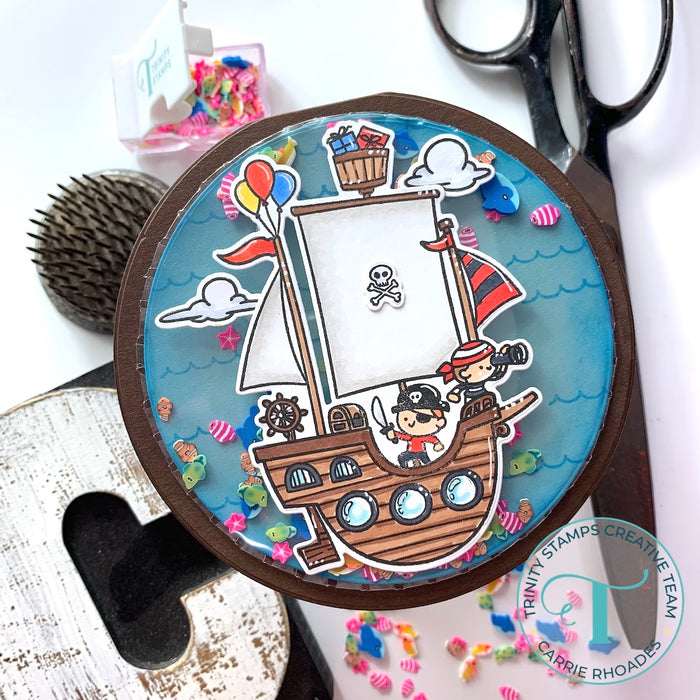 Party Pirates - 4x8 Stamp Set