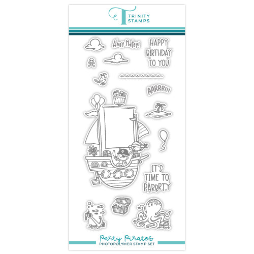 Party Pirates - 4x8 Stamp Set