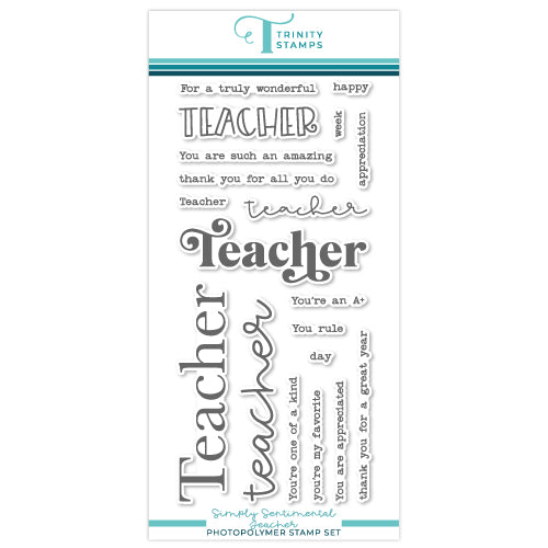 Simply Sentimental - Teacher 4x8 Stamp Set