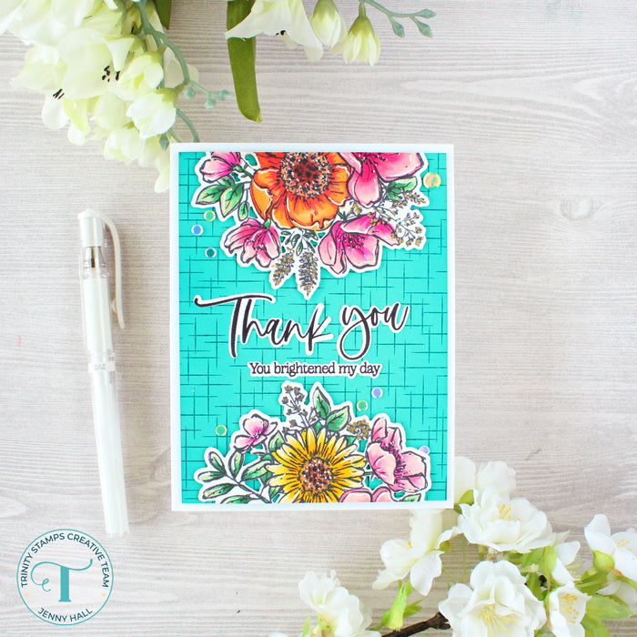Sketchy Florals Coordinating Die Set