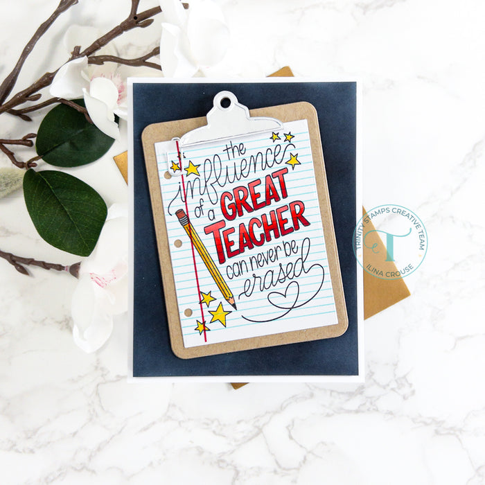 Mini Notebook Paper 4x4 Stamp Set