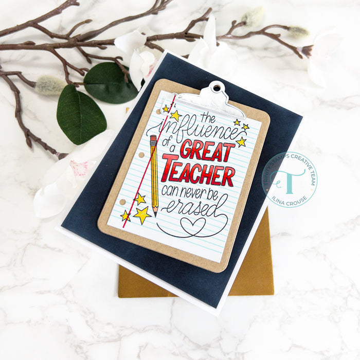 Influential Teacher 3x4 Stamp