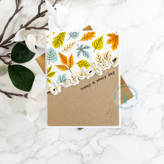 Simply Sentimental - Thankful 4x8 Stamp Set