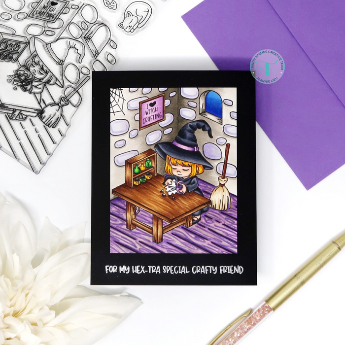 Witchcrafting 4x8 Stamp Set