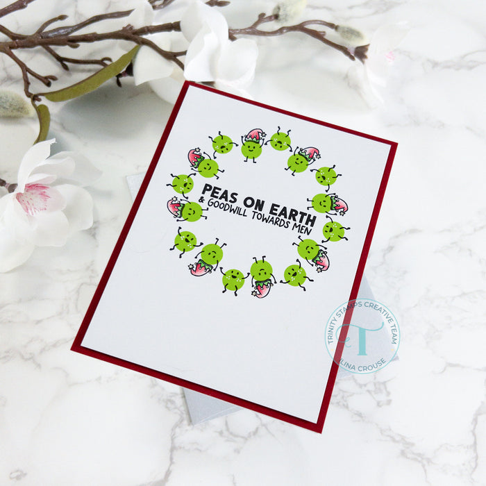 Planet Earth Banner Sentiments 4x4 Coordinating Stamp Set