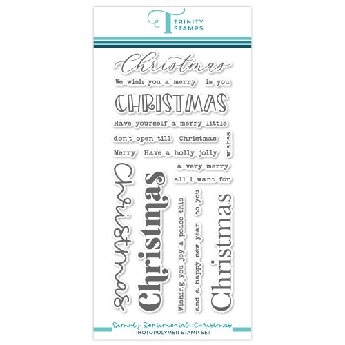 Simply Sentimental - Christmas 4x8 Stamp Set