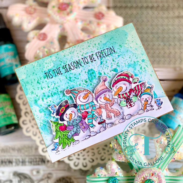 Freezin' Family 4x6 Stamp Set