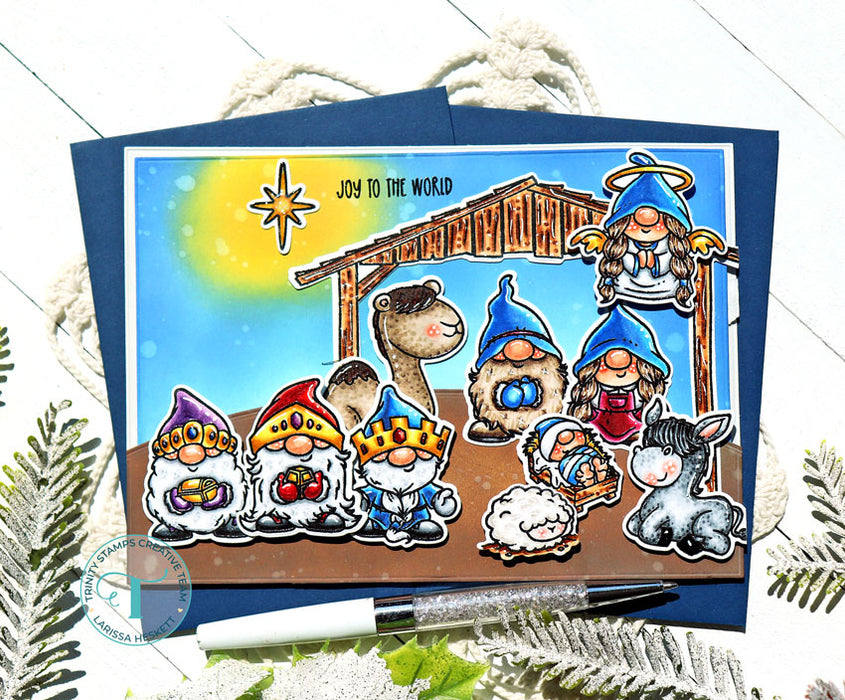 Good Tidings 4x4 Stamp Set
