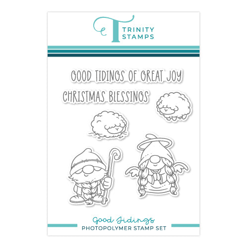 Good Tidings 4x4 Stamp Set