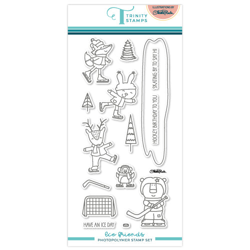 Ice Friends 4x8 Stamp Set