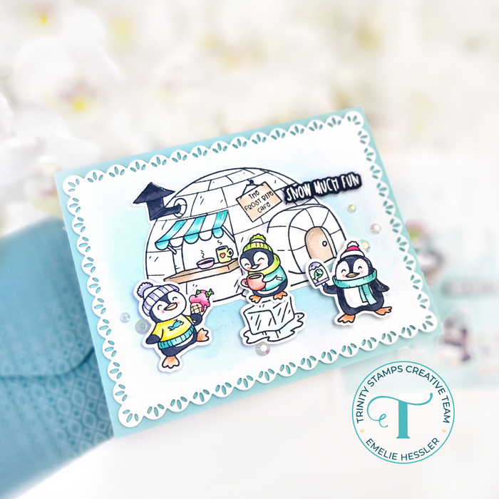 Frost Bite Cafe Coordinating Die Set