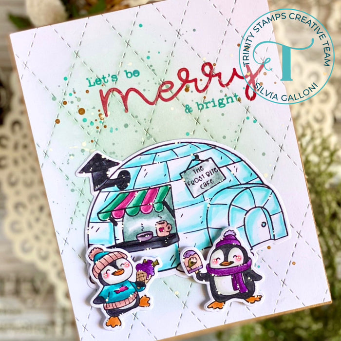 Frost Bite Cafe 4x8 Stamp Set