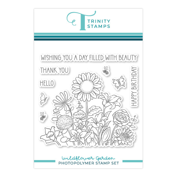 Wildflower Garden 4x4 Stamp Set