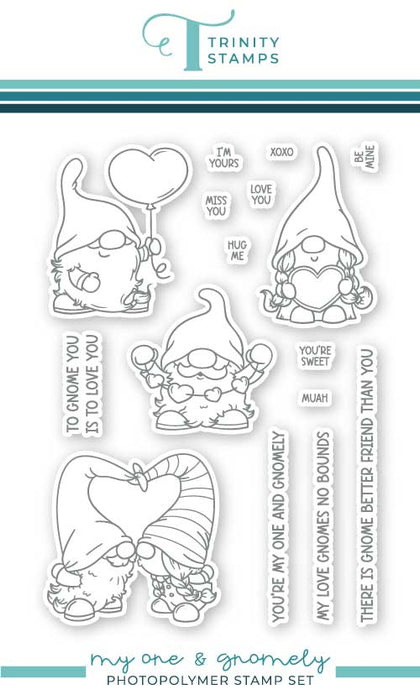 My One and Gnomely 4x6 Stamp Set