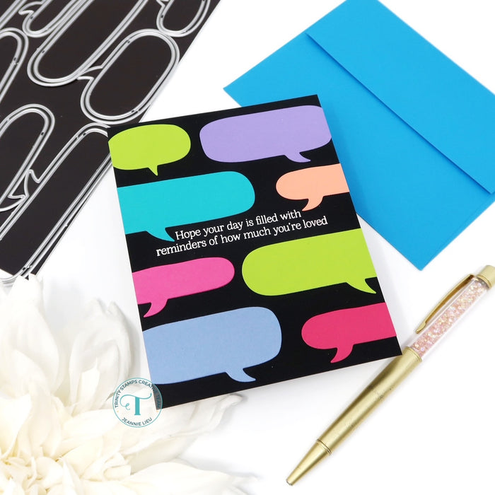 Insider Sentiments Speech Bubbles Die Set