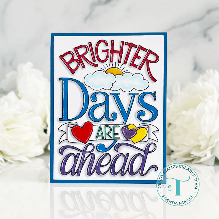 Brighter Days Ahead 4x6 Stamp Set