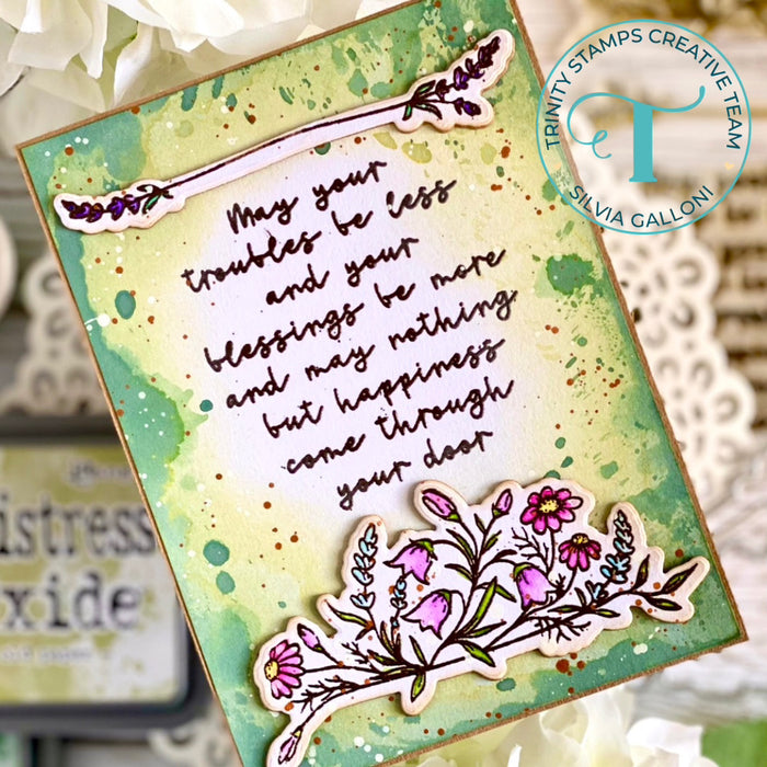 Irish Blessing Blooms Coordinating Die Set